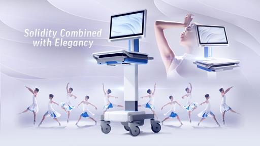 Optimized AMiS-50E Medical Cart: Reliable yet Elegant